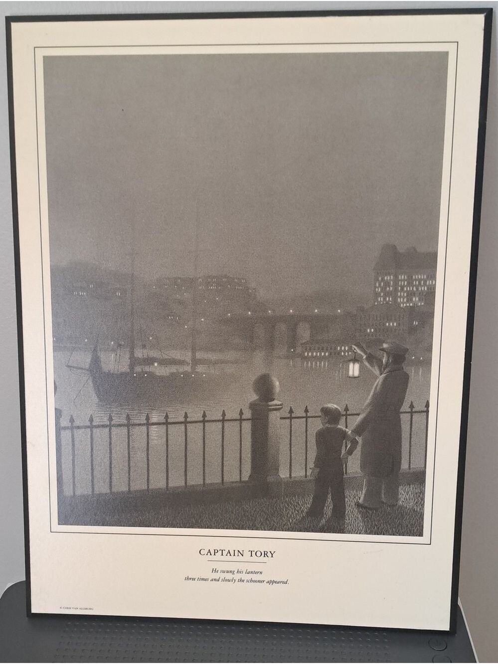 The Mysteries of Harris Burdick Captain Tory wall art Chris Van Allsburg author